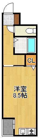 北九州市八幡西区里中のマンションの間取り