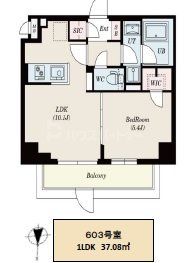 S-RESIDENCE錦糸町Southの間取り