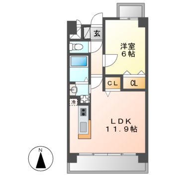 SCHLOSS菊園の間取り