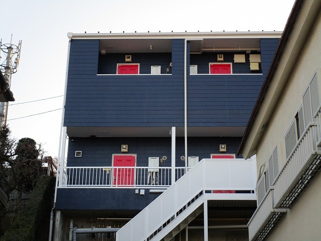 八王子市横川町のアパートの建物外観