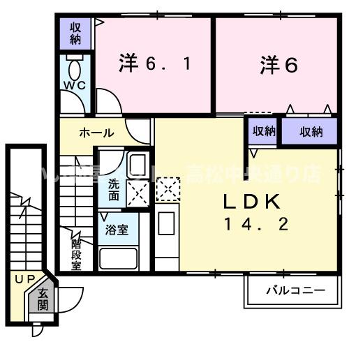 ラ・フォンダ　Ａの間取り