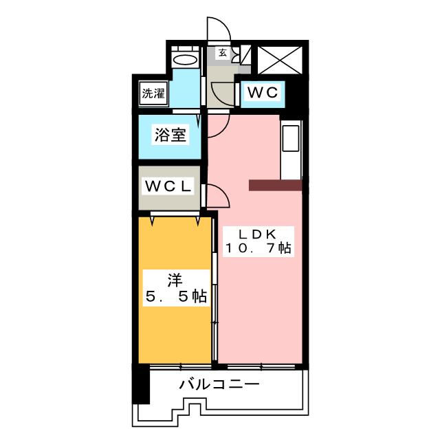 ヴィクトリア博多の間取り