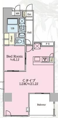 江戸川区松江のマンションの間取り