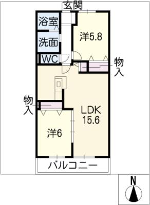 メゾンＡＩの間取り