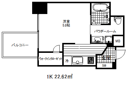 ララプレイス三宮ルミナージュの間取り