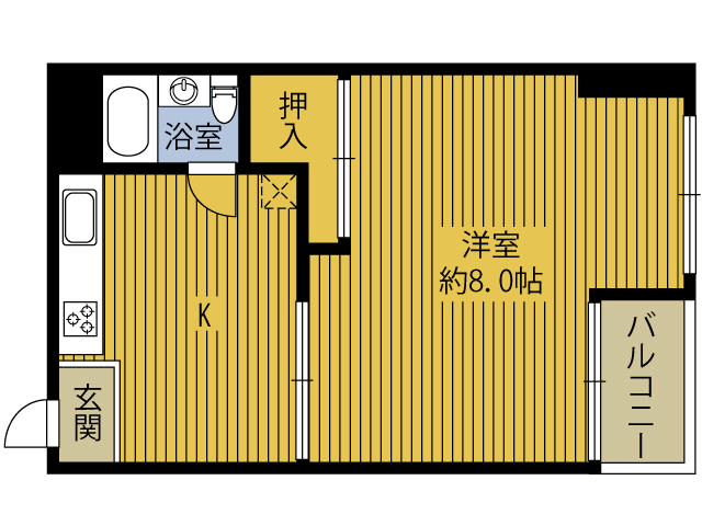 コーポ宝泉寺の間取り