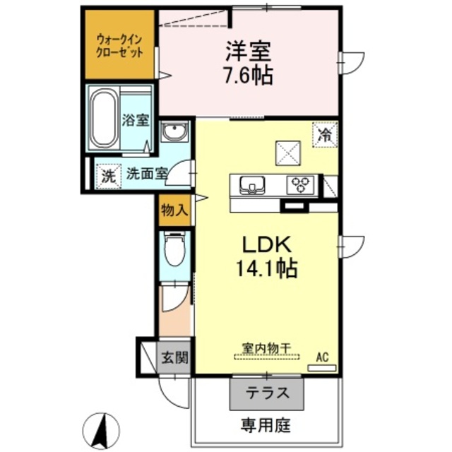 レグルス　B棟の間取り