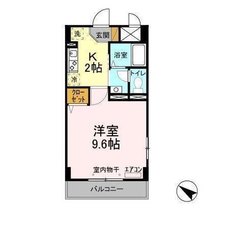 柏市南柏中央のマンションの間取り