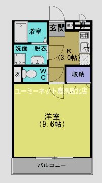 コンヴェニーレ.エスの間取り