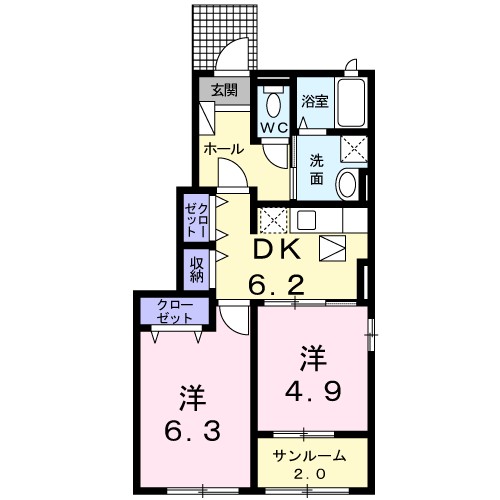 ファミリアの間取り