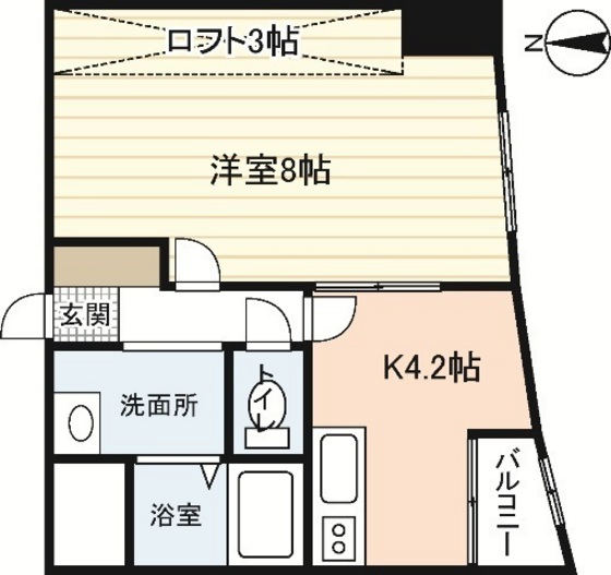 廿日市市廿日市のマンションの間取り