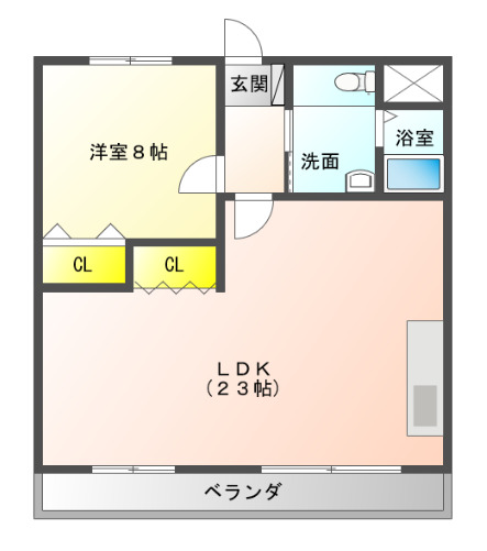 デイアホームズ志ともの間取り