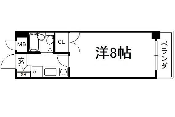 カーサー高村の間取り