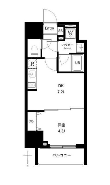 アーバンパーク王子2の間取り