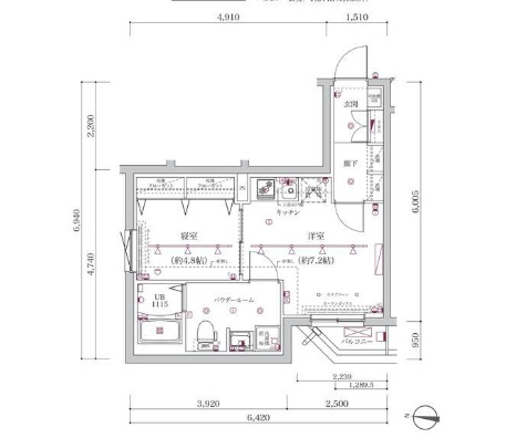 SQUARE CITY SHINKAMATAの間取り