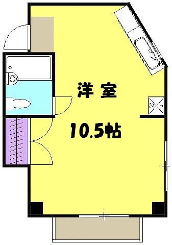 静岡市葵区牧ケ谷のアパートの間取り