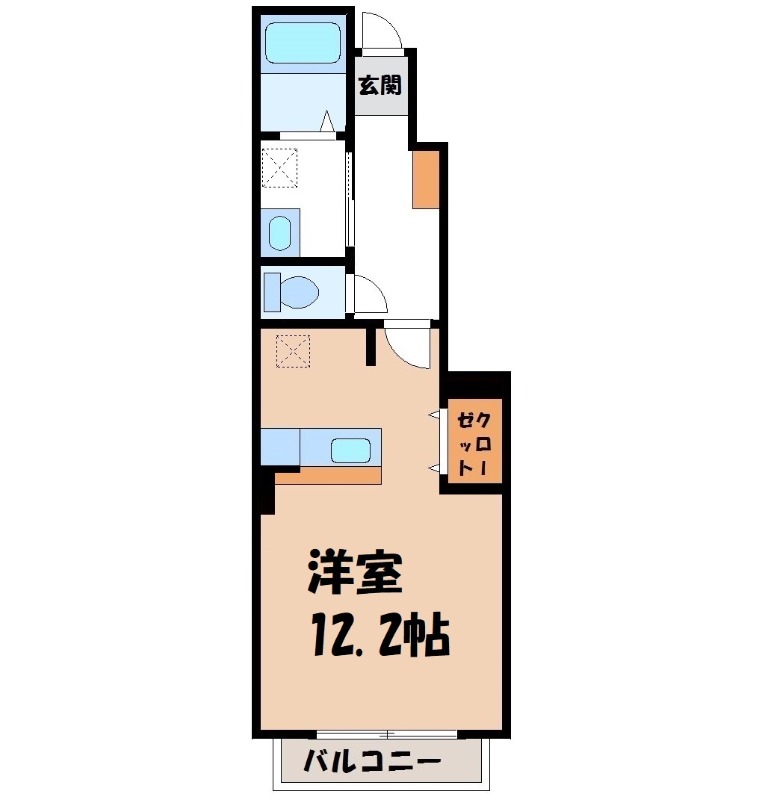 プリュジュール Ｃの間取り