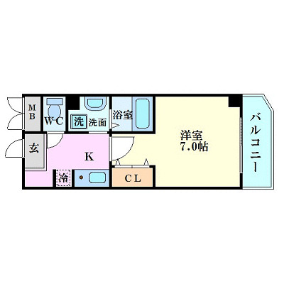 IF西梅田の間取り