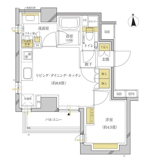 Ｐｒｅｍｉｕｍ　大岡山の間取り