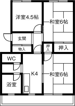 明治ハイツの間取り