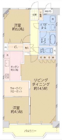 川崎市麻生区高石のマンションの間取り