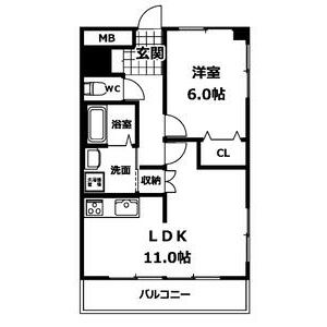 シャトー日昌第一の間取り