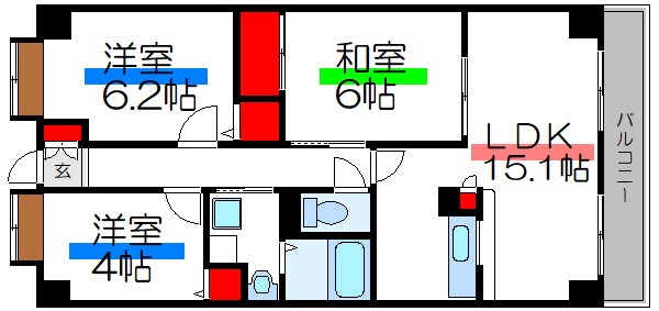 リヴィエールの間取り