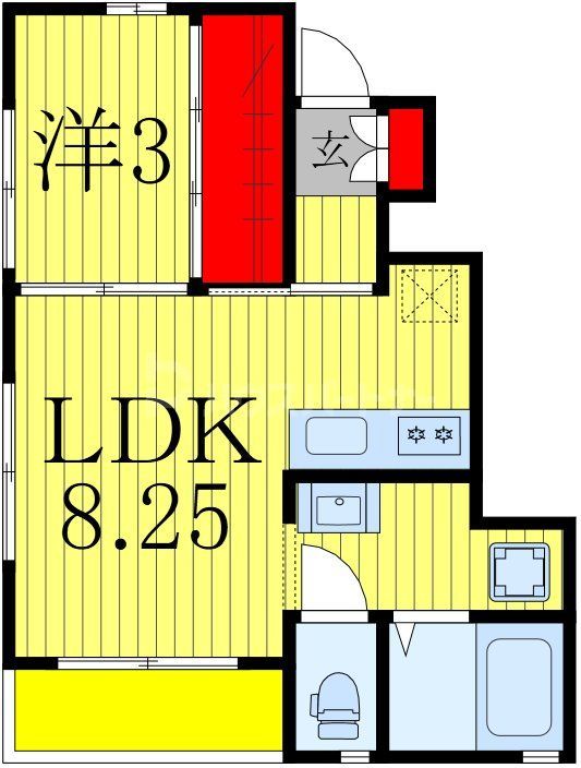 ピースルトウール・ＫＭの間取り