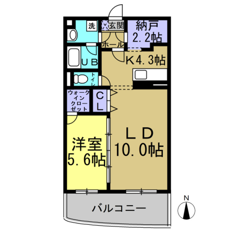 ロゼックII南大高の間取り