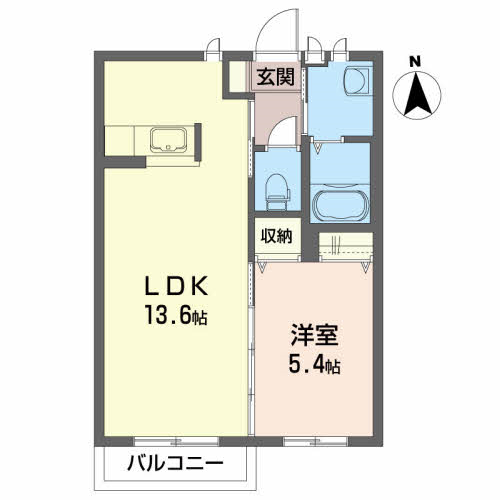 シャーメゾンエチゴＢの間取り