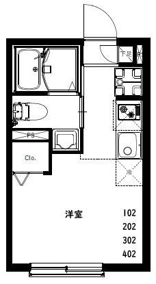 ハンプトン西新井の間取り