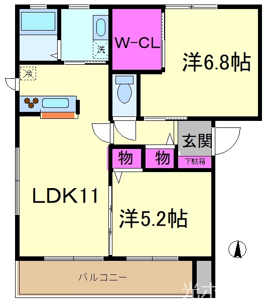 グランシャリオの間取り