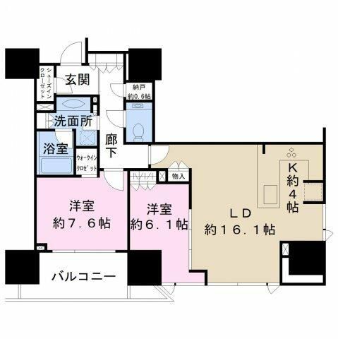 グランドヒルズ恵比寿の間取り