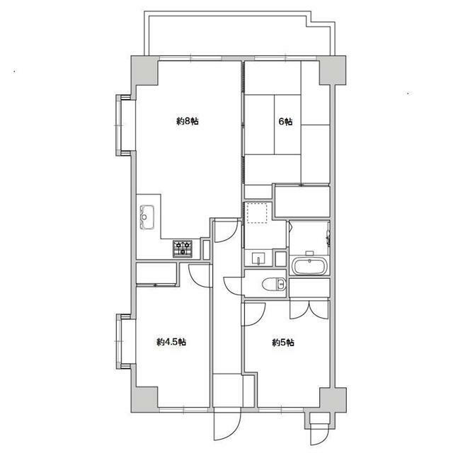 練馬区北町のマンションの間取り