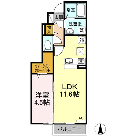 リアンムールの間取り