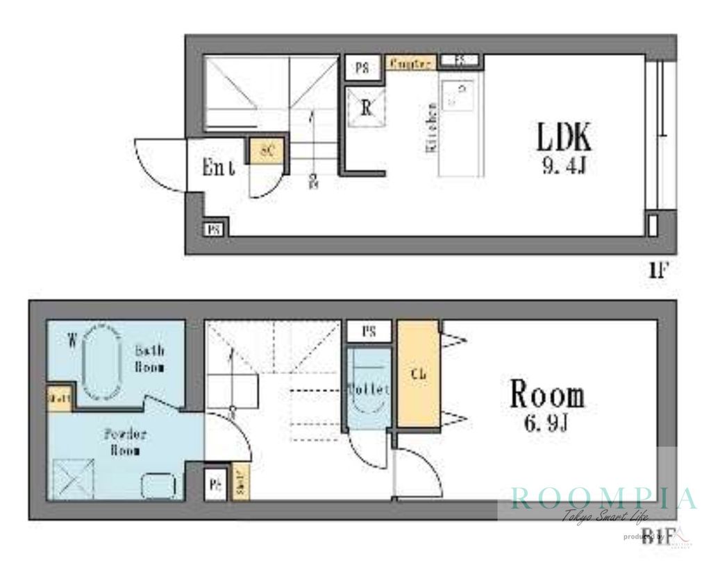 LEGALAND大井町の間取り