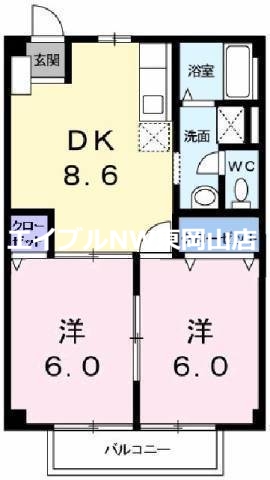 ニューシティレスポワールの間取り