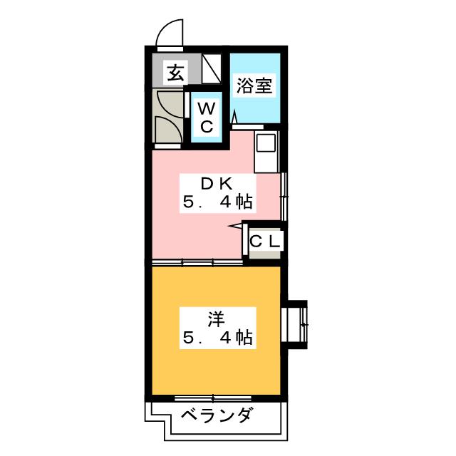 グランフォート平和の間取り