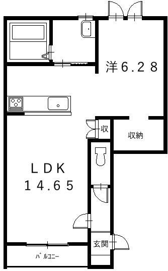 reve(レーヴ)の間取り