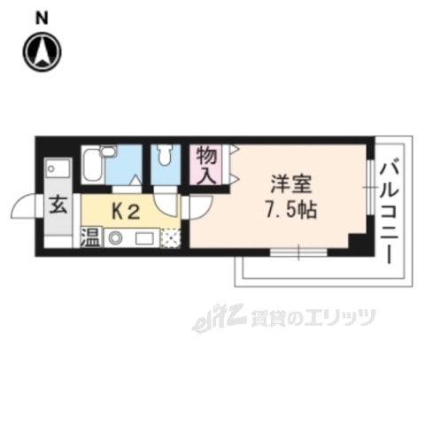 アルカディア堂山の間取り