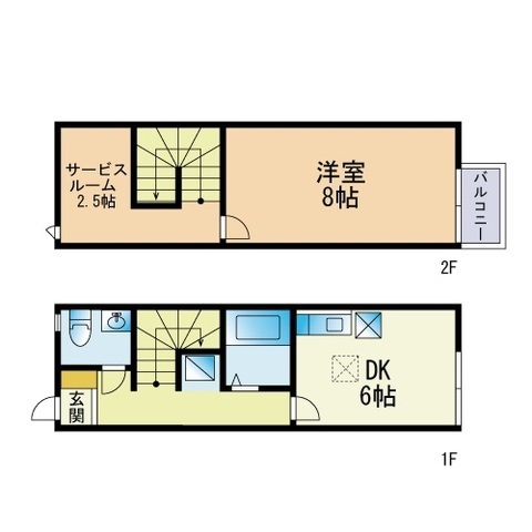 イエローコートヨコハマ　D棟の間取り