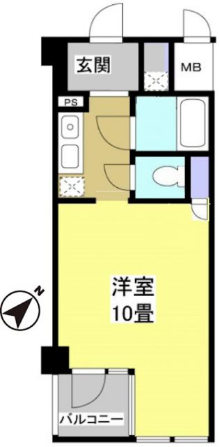 浜松市中央区小池町のマンションの間取り