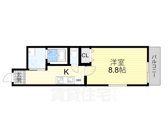 フジパレス高石駅北2番館の間取り