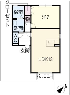 ガーデンベル新栄の間取り