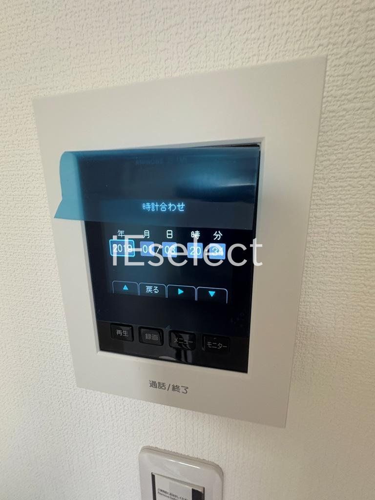 セキュリティ　TVモニターホン付きです