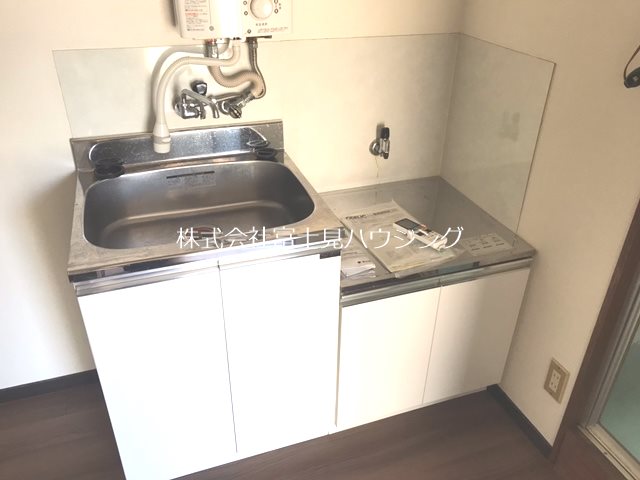 キッチン　２口ガスコンロ設置可キッチン