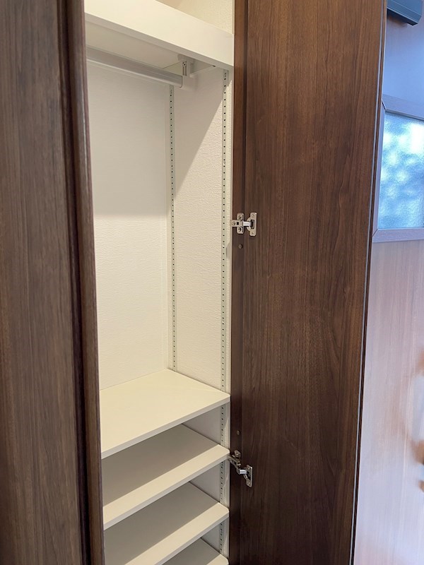 収納　衣類の収納に便利なクローゼット