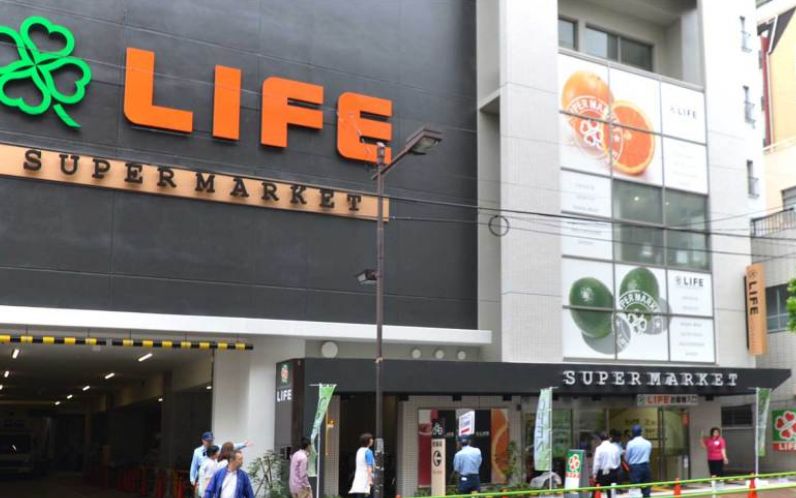 スーパー　ライフ新御徒町店（スーパー）まで348m