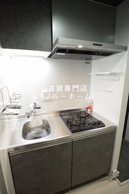 キッチン　2口コンロのシステムキッチンです！