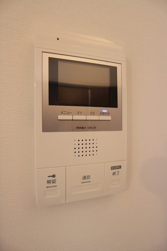 セキュリティ　モニター付きインターホン　※別号室参考写真